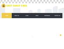 Tablet Screenshot of eastcoastcabs.co.za
